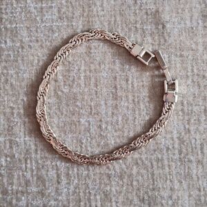 Multi Woven Gold Tone Bracelet